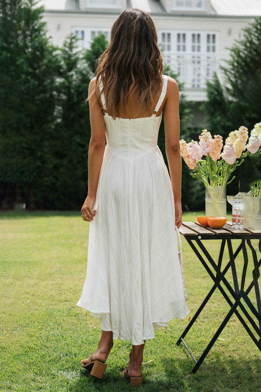 Square Neck Wide Strap Cami Dress - Classique Collection