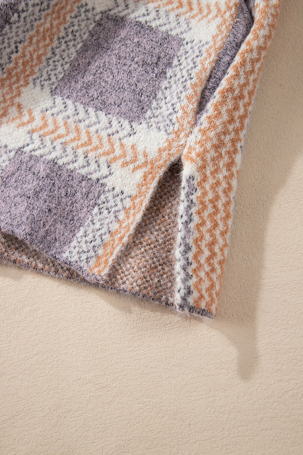 Plaid Button Up Collared Neck Cardigan - ClassiQ