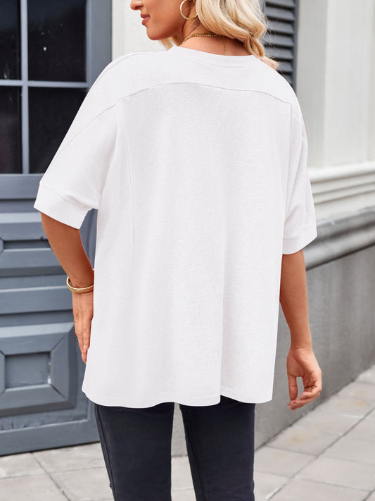 Lovelet Round Neck Half Sleeve T-Shirt - Classique Collection