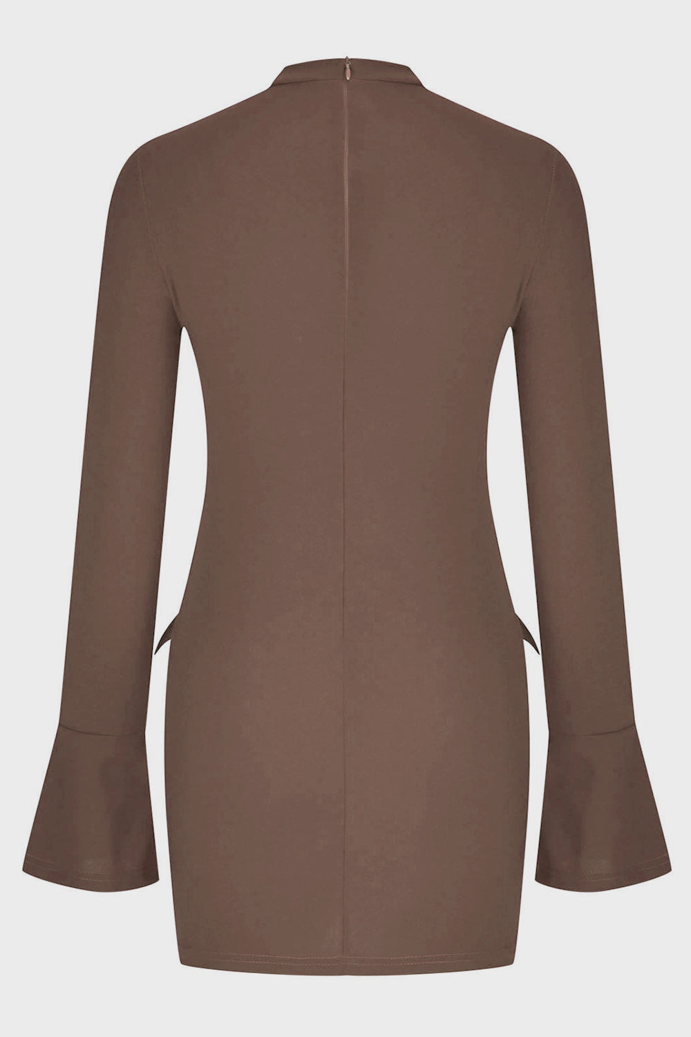 Mock Neck Long Sleeve Mini Dress - Classique Collection