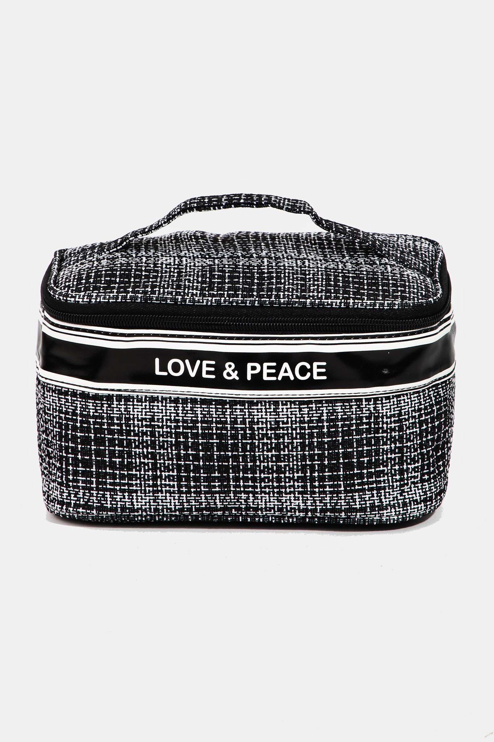 Fame Love & Peace Striped Handle Bag - ClassiQ