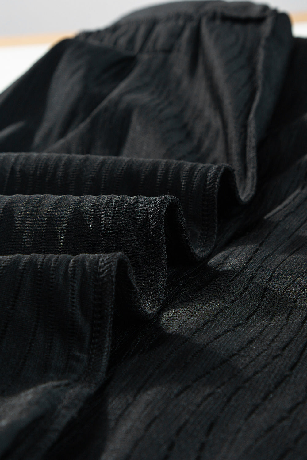 Textured Notched Cap Sleeve Dress - Classique Collection