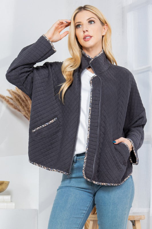 Quilt Jacket with Pockets - Classique Collection