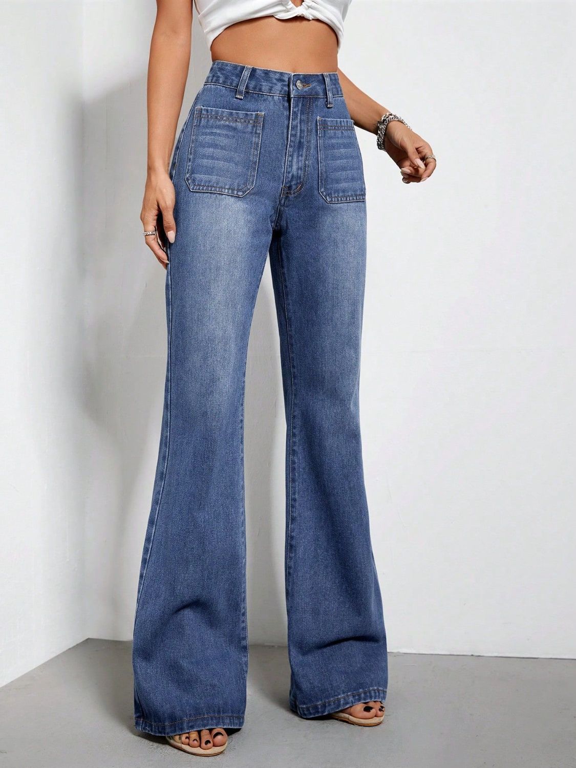 Bootcut Jeans with Pockets - Classique Collection