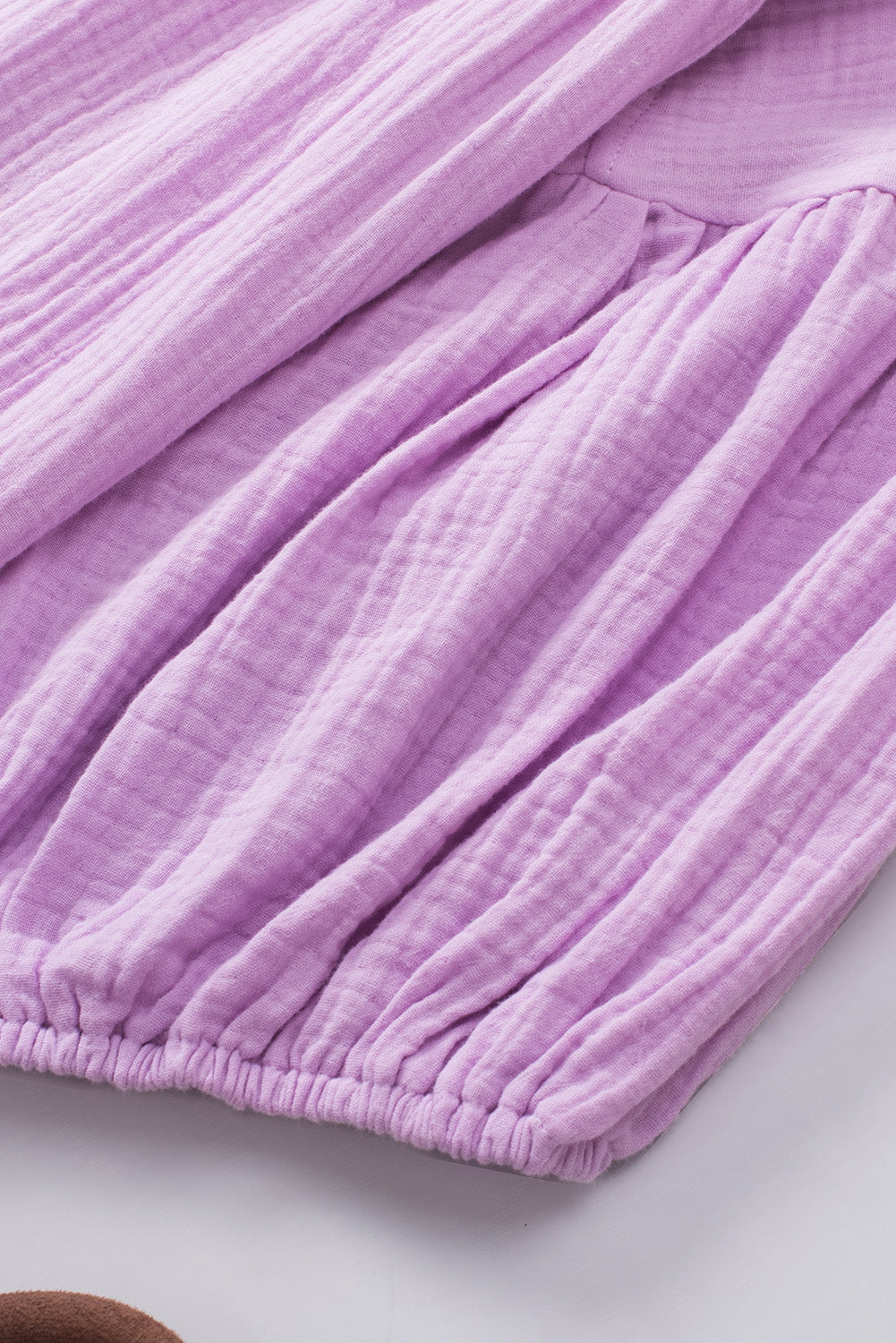 Dropped Shoulder V-Neck Blouse - Classique Collection