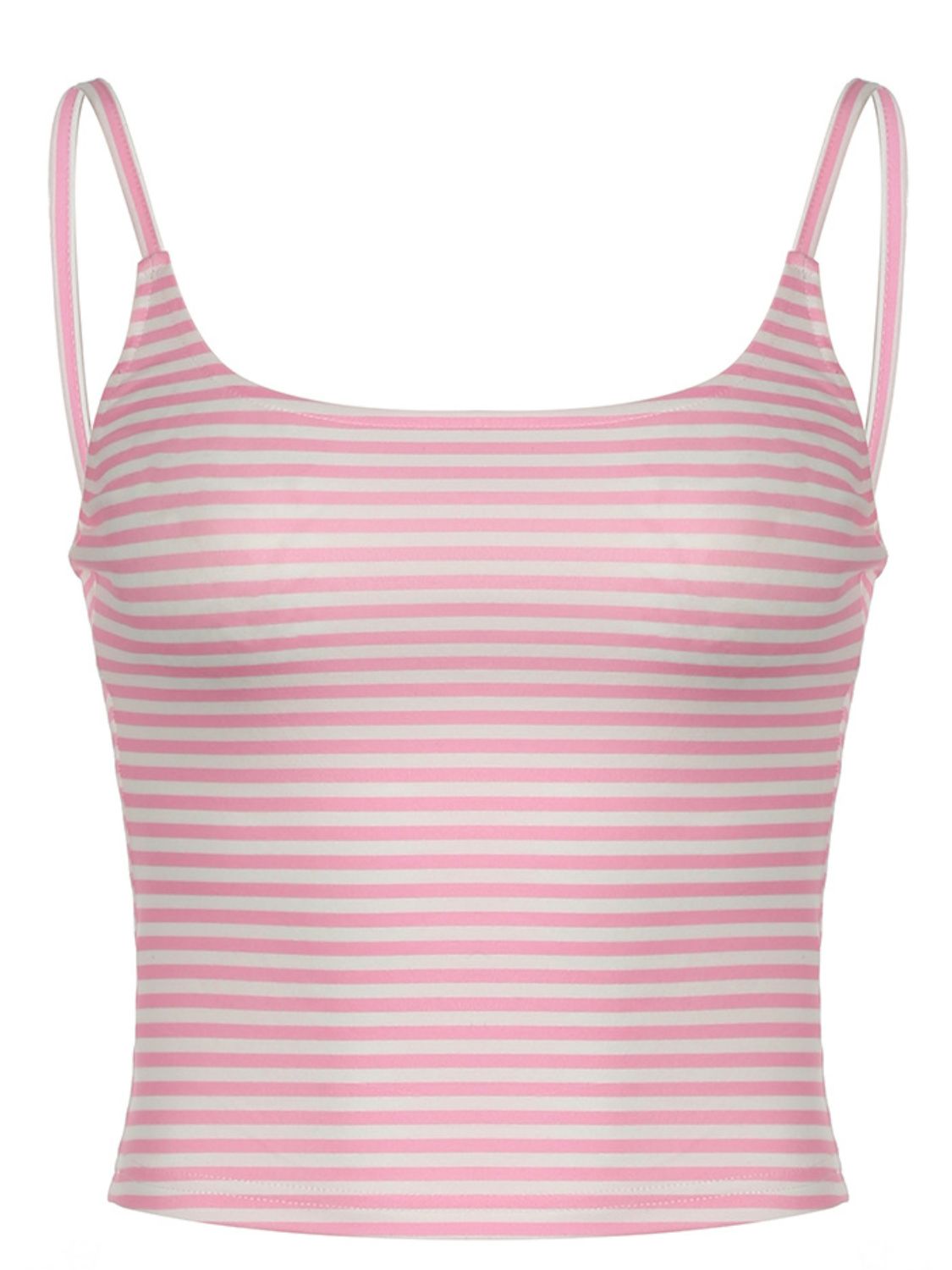 Devine Striped Scoop Neck Cami - Classique Collection