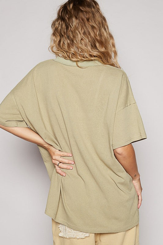 POL V-Neck Half Sleeve T-Shirt - Classique Collection