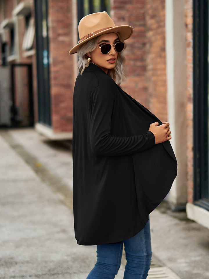 Open Front Long Sleeve Cardigan - Classique Collection
