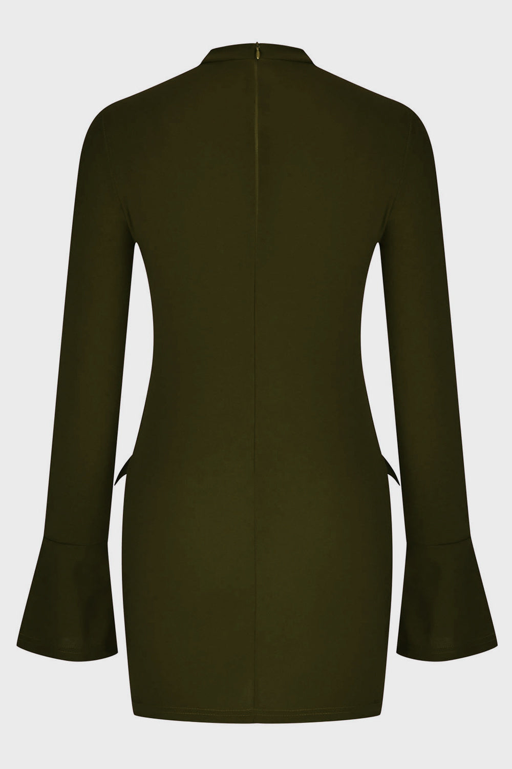 Mock Neck Long Sleeve Mini Dress - Classique Collection