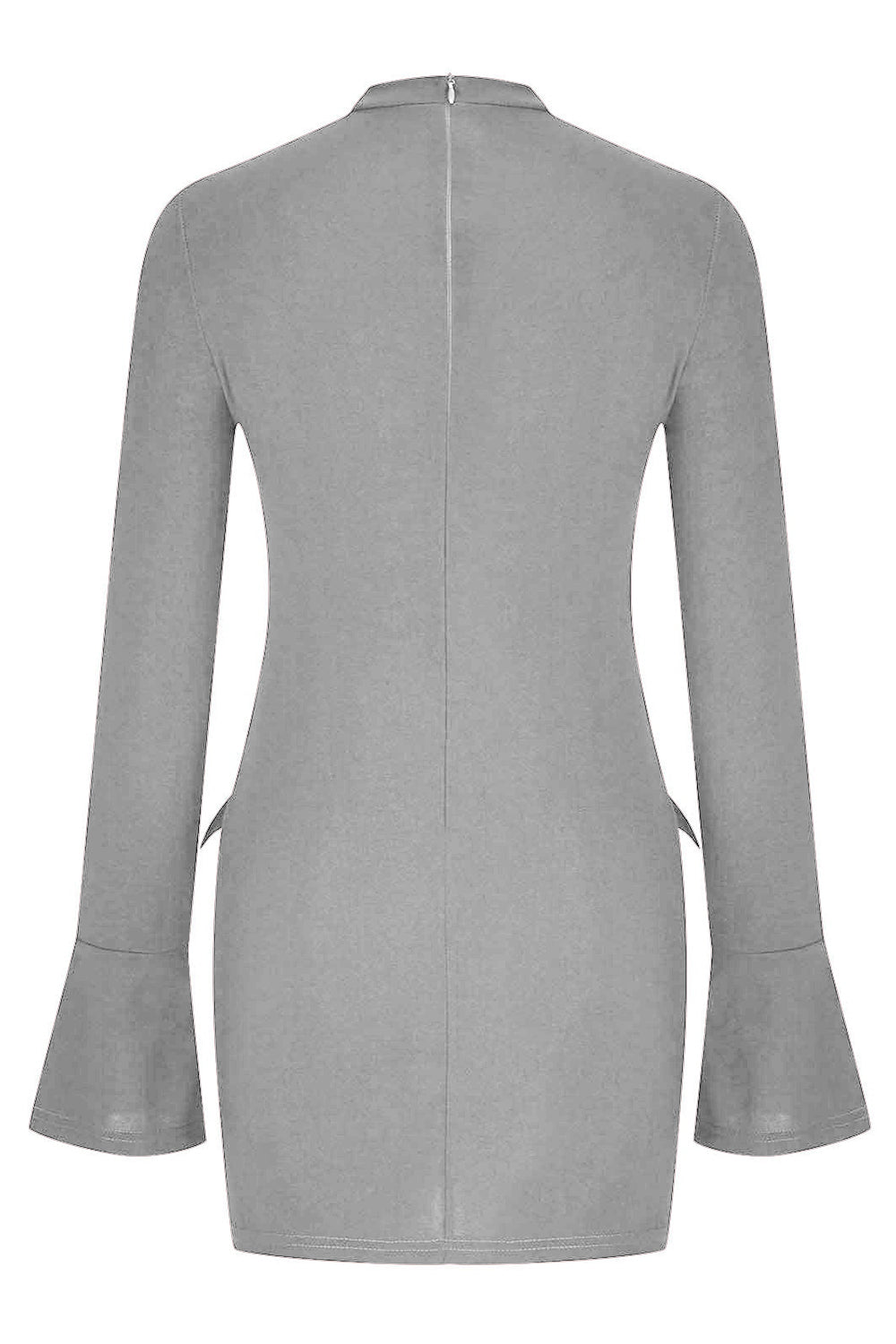 Mock Neck Long Sleeve Mini Dress - Classique Collection