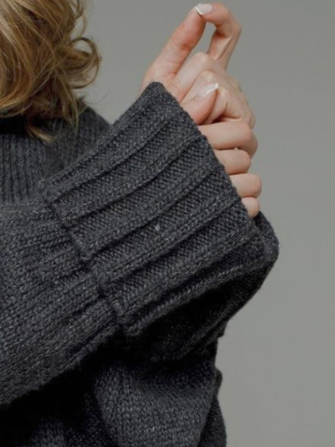 Pocketed Open Front Dropped Shoulder Cardigan - Classique Collection