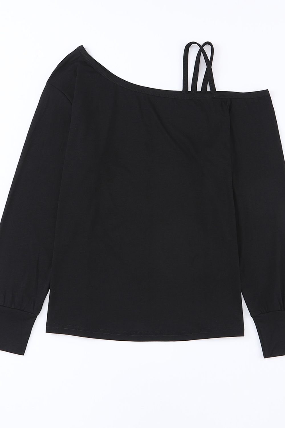 Off-Shoulder Spaghetti Strap Blouse - Classique Collection