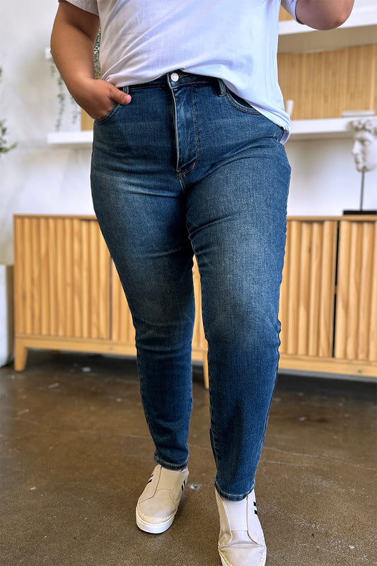 Judy Blue Full Size Tummy Control High Waist Slim Jeans - Classique Collection