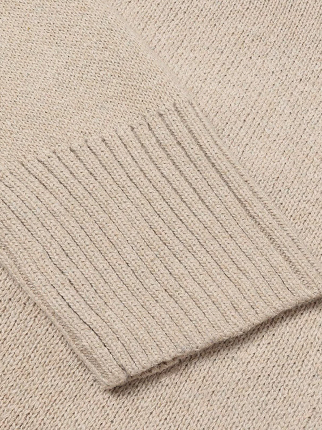 V-Neck Long Sleeve Knit Top - ClassiQ
