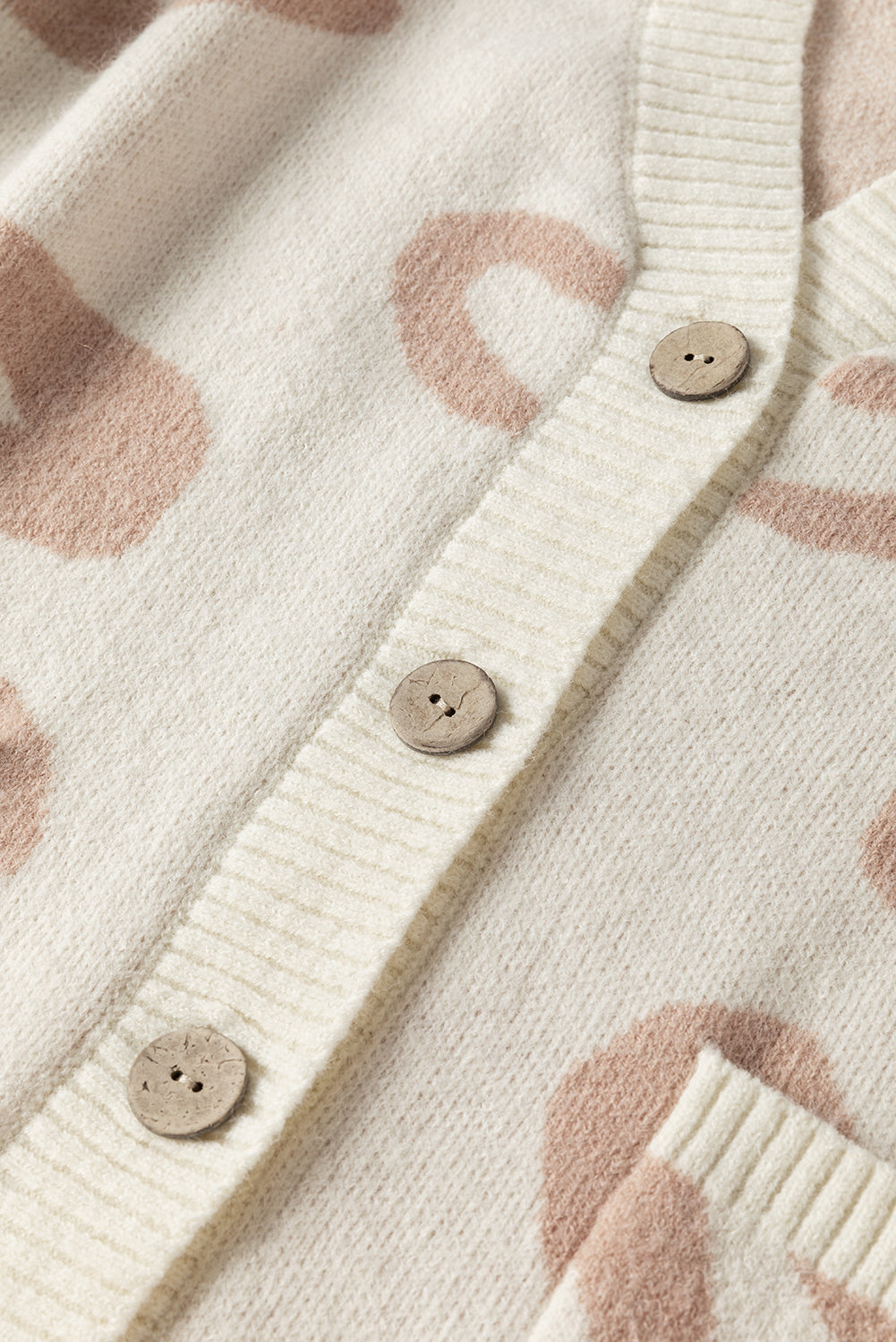 Leopard V Neck Button Down Cardigan - ClassiQ