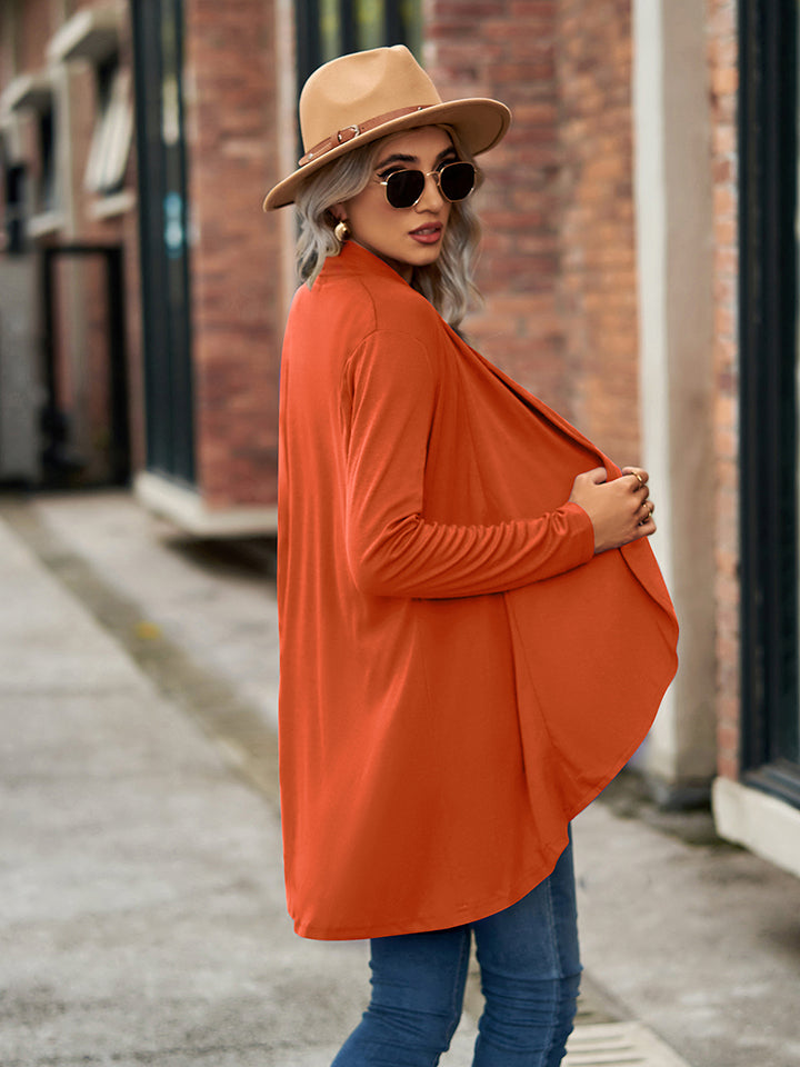 Open Front Long Sleeve Cardigan - Classique Collection