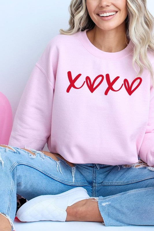 XOXO Graphic Plus Sweatshirt - Classique Collection