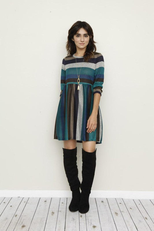 Multi Color Mini Dress - Classique Collection