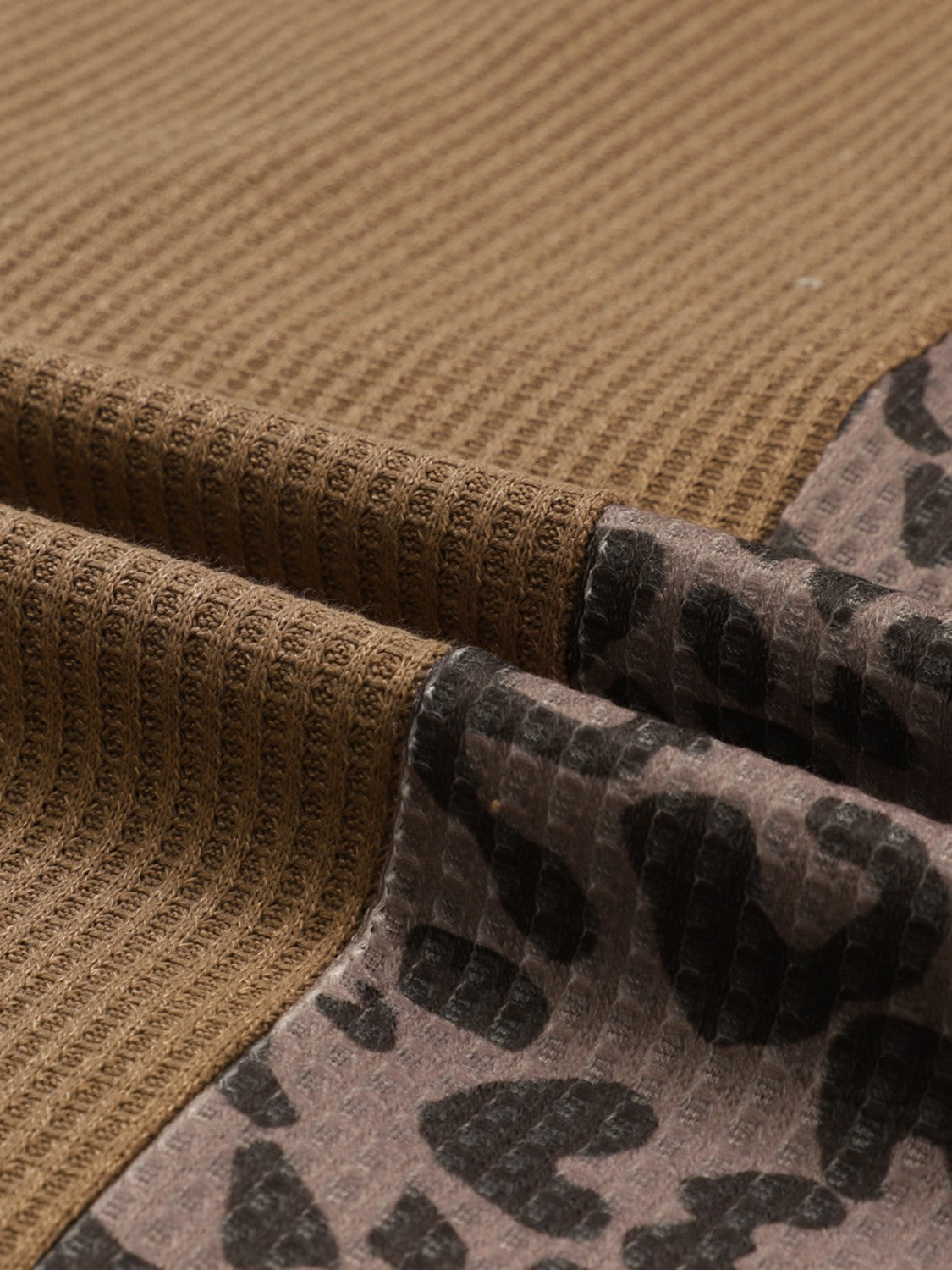 Half Button Leopard Collared Neck Blouse - Classique Collection