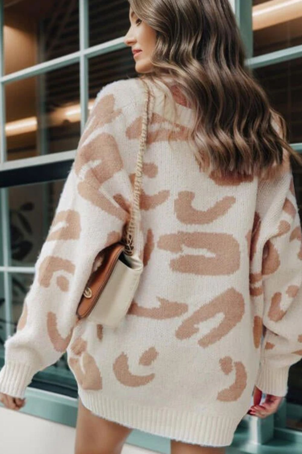 Leopard V Neck Button Down Cardigan - ClassiQ