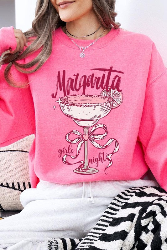 Margarita Girls Night Graphic Plus Sweatshirt - Classique Collection
