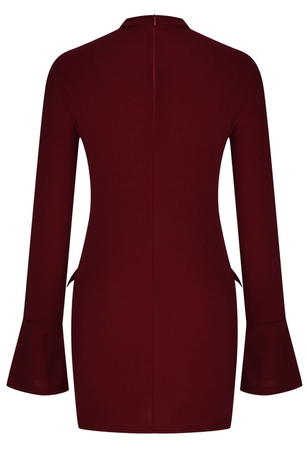 Mock Neck Long Sleeve Mini Dress - Classique Collection