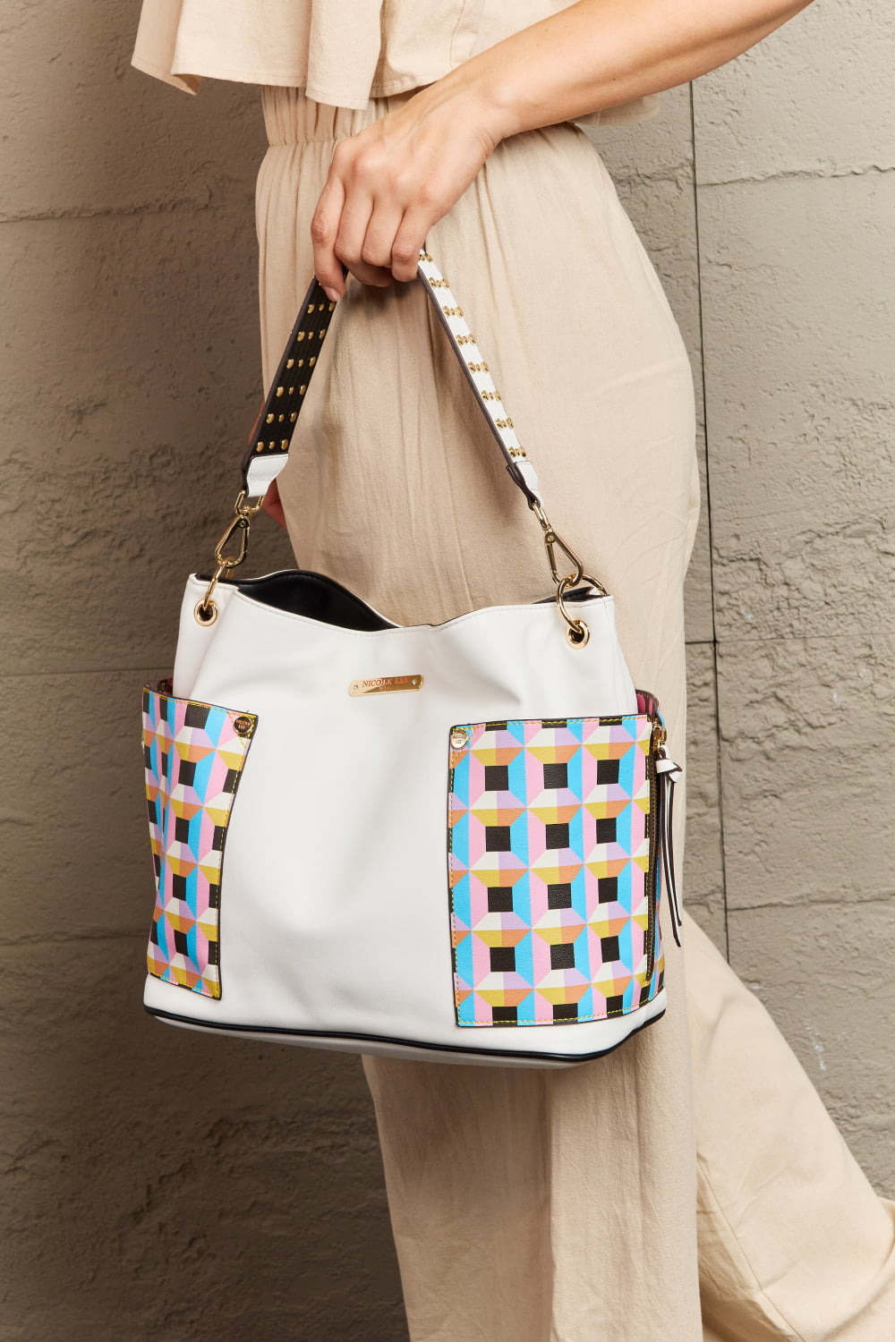Nicole Lee USA Quihn 3-Piece Handbag Set - ClassiQ