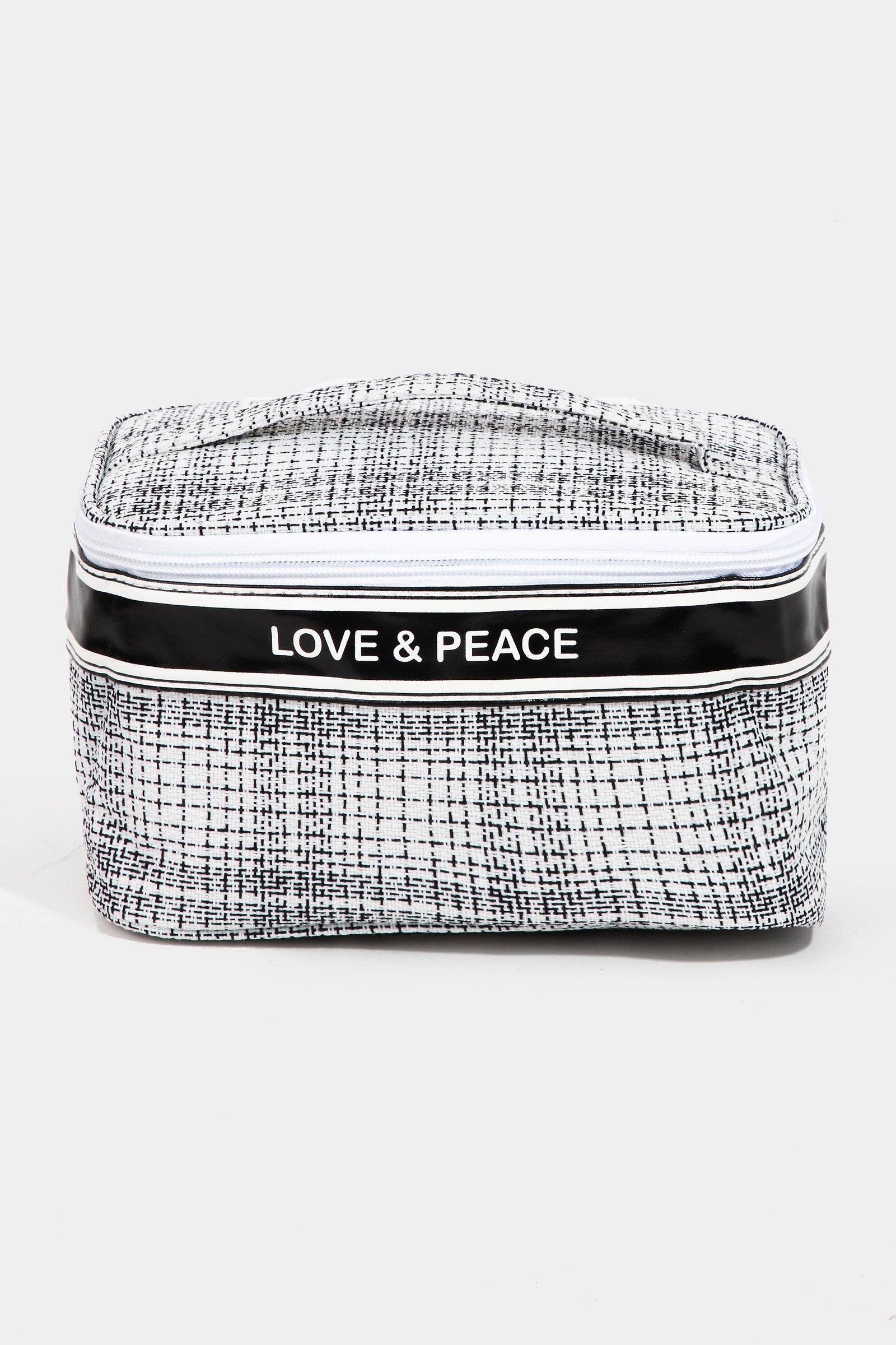 Fame Love & Peace Striped Handle Bag - ClassiQ