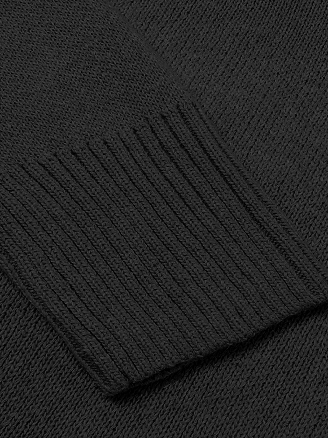 V-Neck Long Sleeve Knit Top - ClassiQ