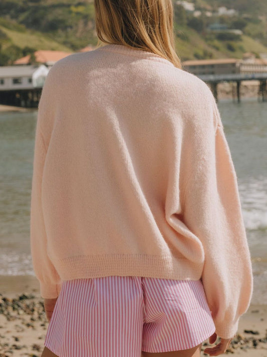 Button Down Long Sleeve Cardigan - ClassiQ