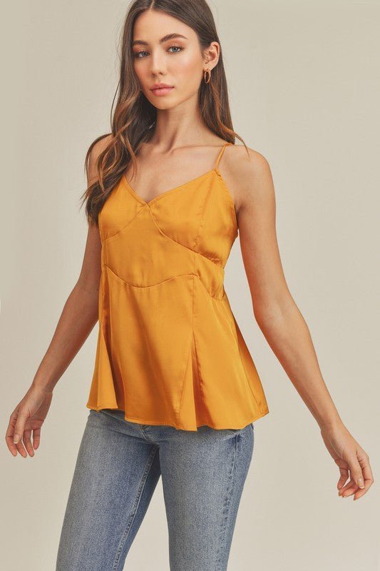 Aemi + Co Tie Back V - Neck Cami