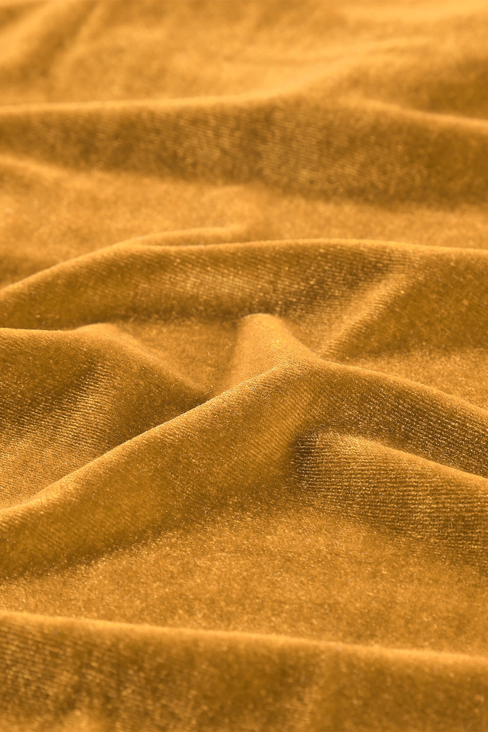 Collared Neck Longline Velvet Cardigan with Pockets - Classique Collection