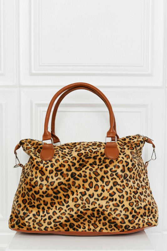 Animal Print Brushed Weekender BagBag