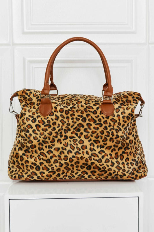 Animal Print Brushed Weekender BagBag