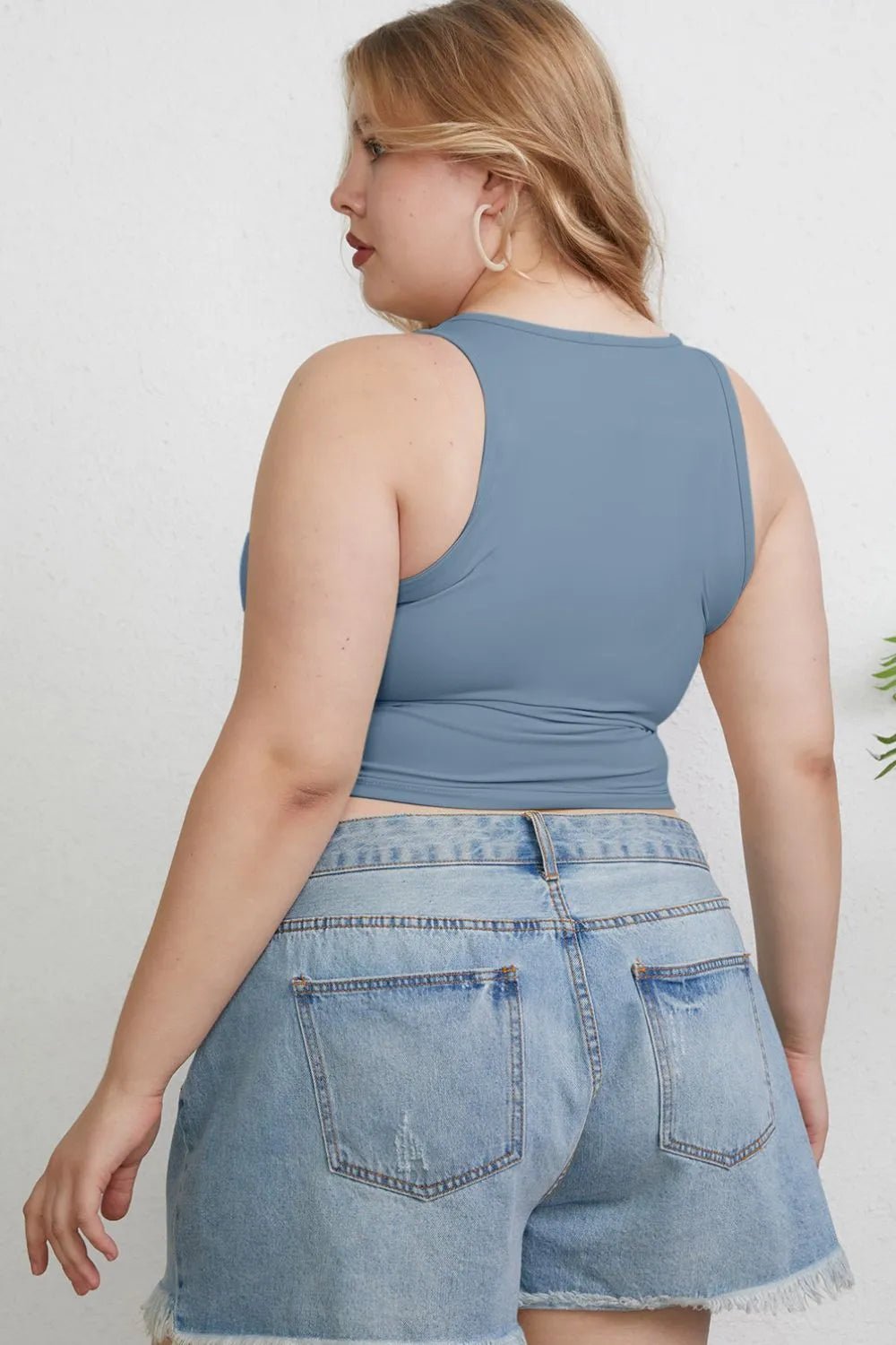 Basic Bae Full Size Round Neck Slim TankTop