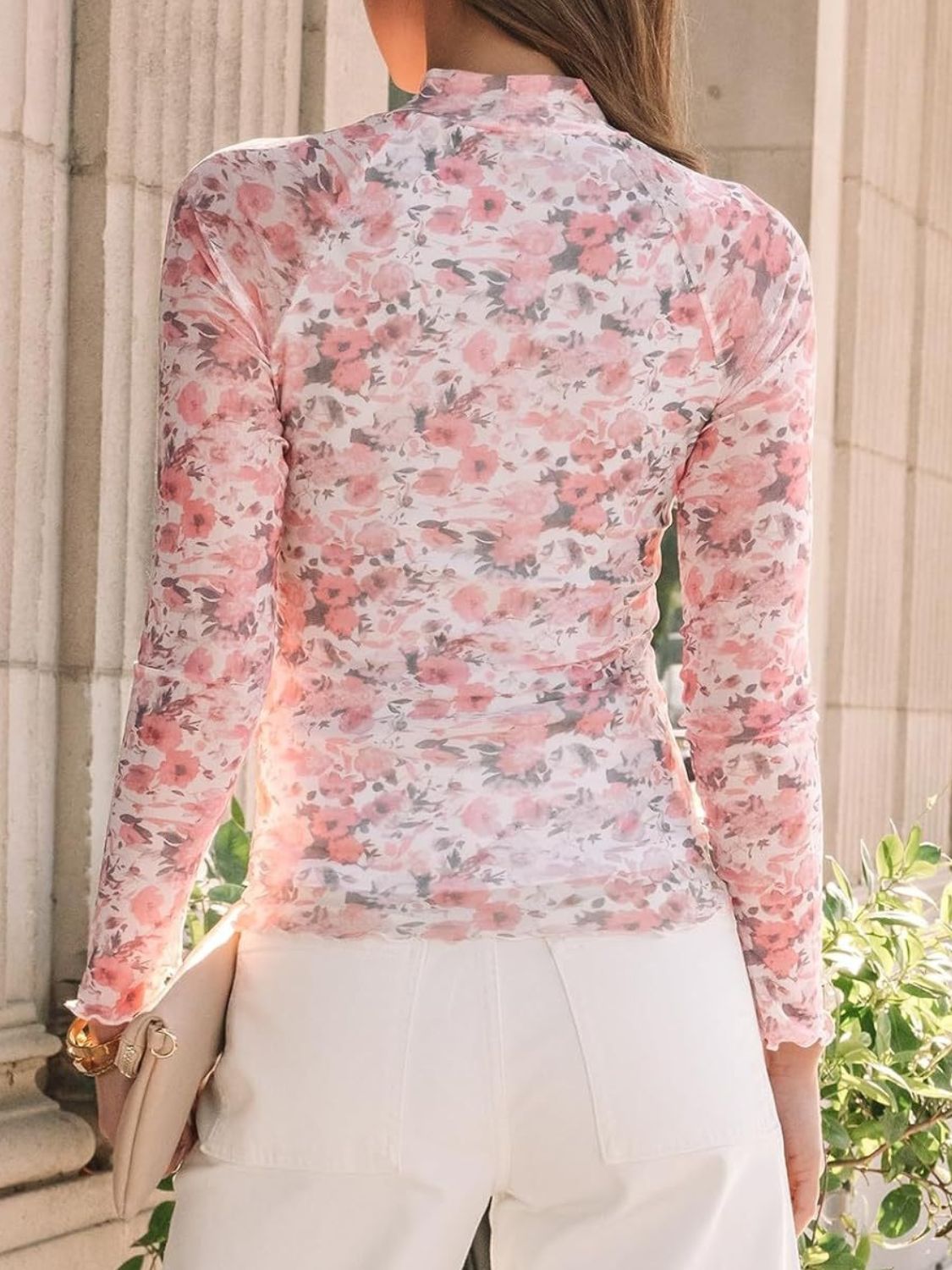 Lovelet Mock Neck Long Sleeve Top - Classique Collection