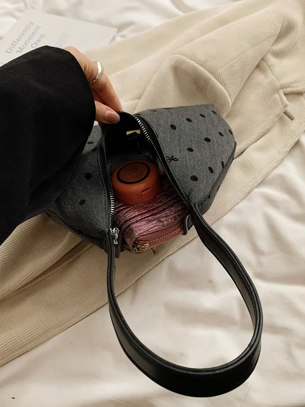 Bow Moon Shape Shoulder BagBag