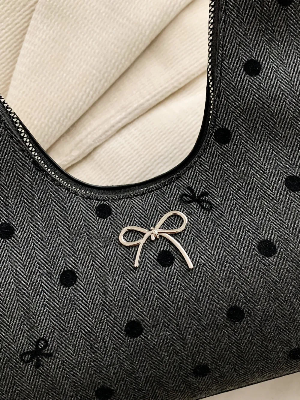 Bow Moon Shape Shoulder BagBag