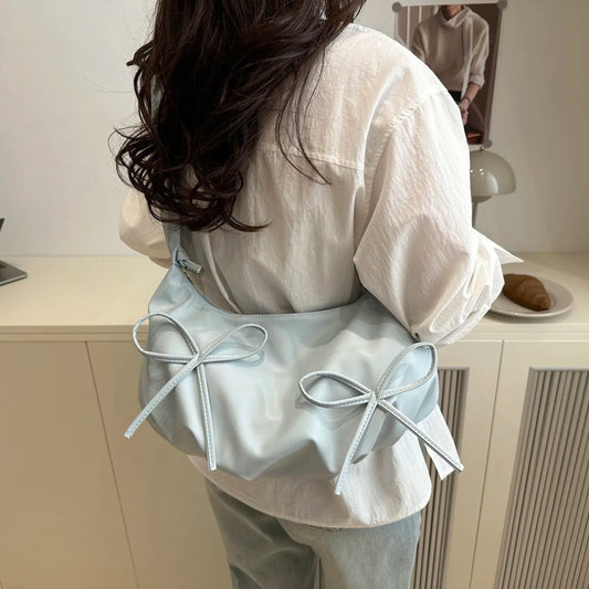 Bow - Tie Drawstring Crossbody BagBag