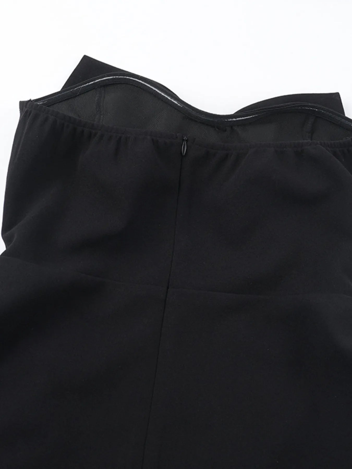 Bow Tube A - Line Mini Dress