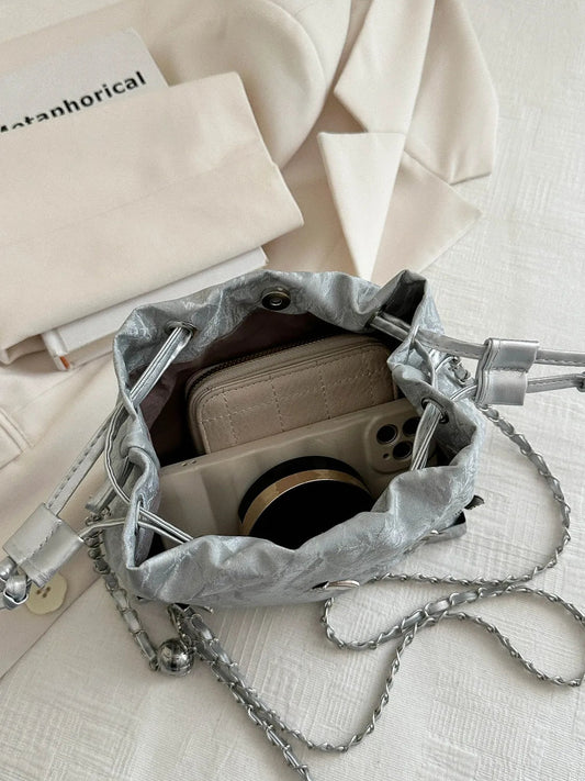 Butterfly Drawstring Bucket BagBag