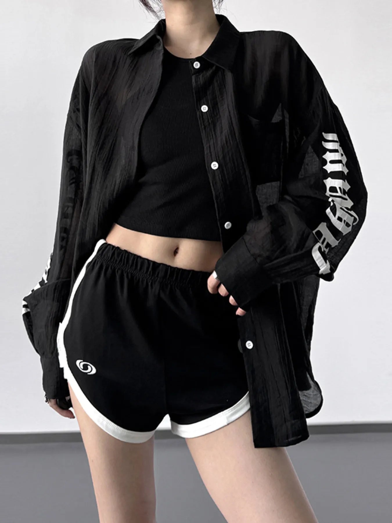 Button - Up Long Sleeve Oversized Shirt