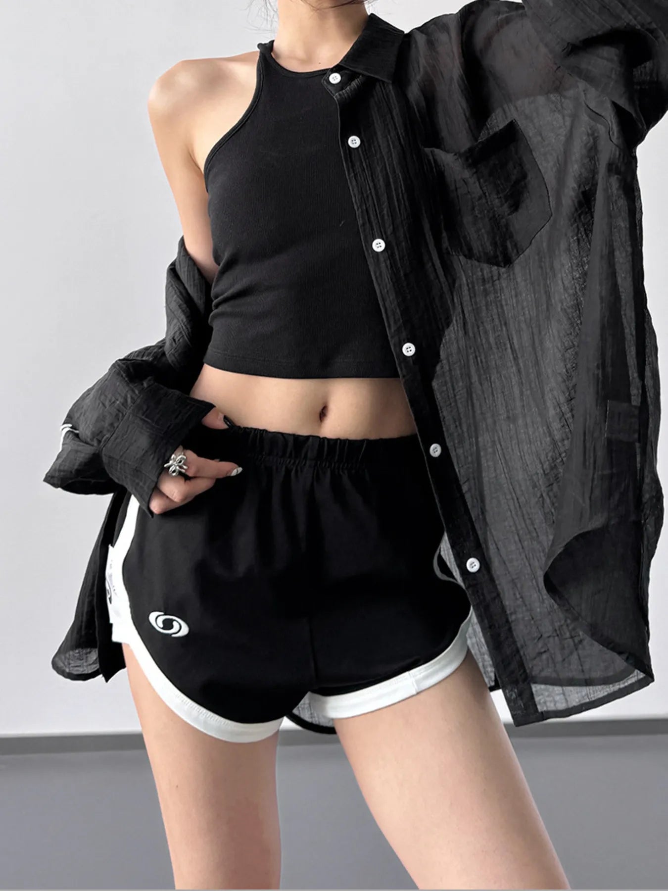 Button - Up Long Sleeve Oversized Shirt
