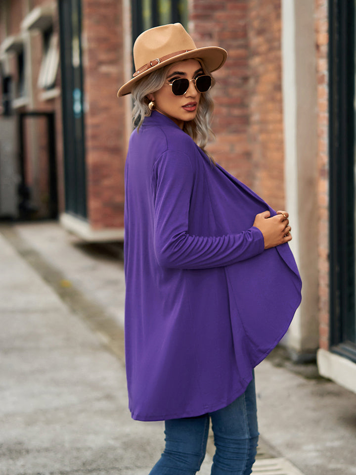 Open Front Long Sleeve Cardigan - Classique Collection