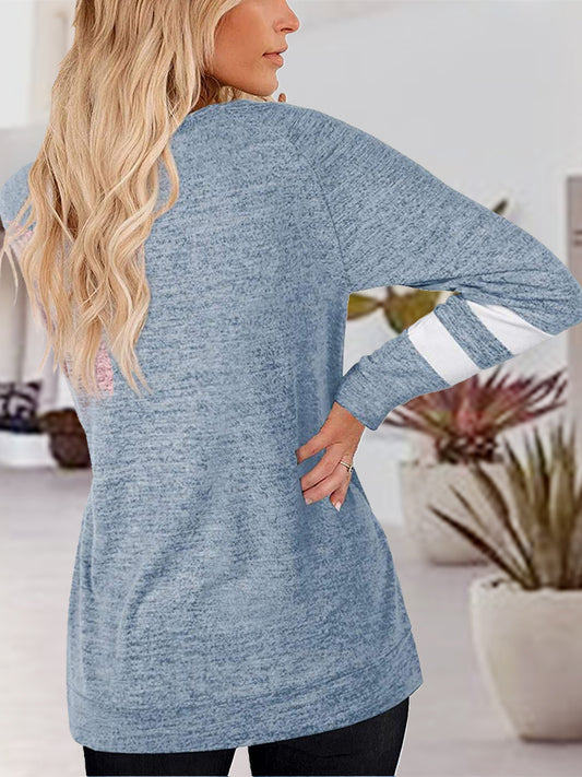 V-Neck Raglan Sleeve T-Shirt - Classique Collection