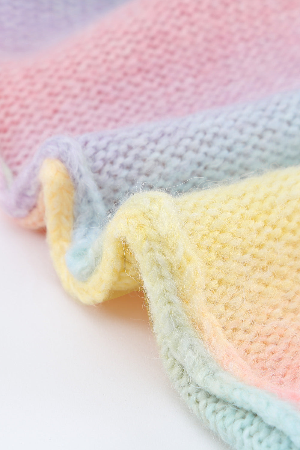 Gradient Open Front Drop Shoulder Cardigan - ClassiQ