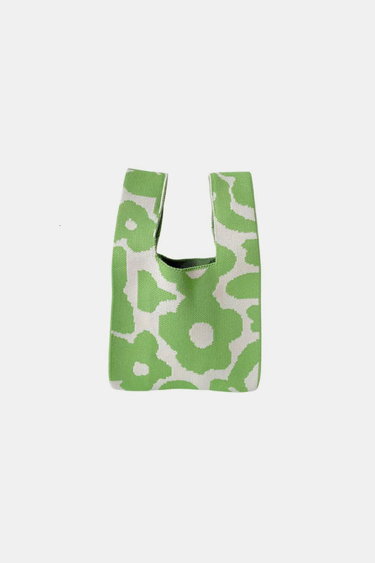 Zenana Flower Eco-Friendly Knitted Handbag - ClassiQ