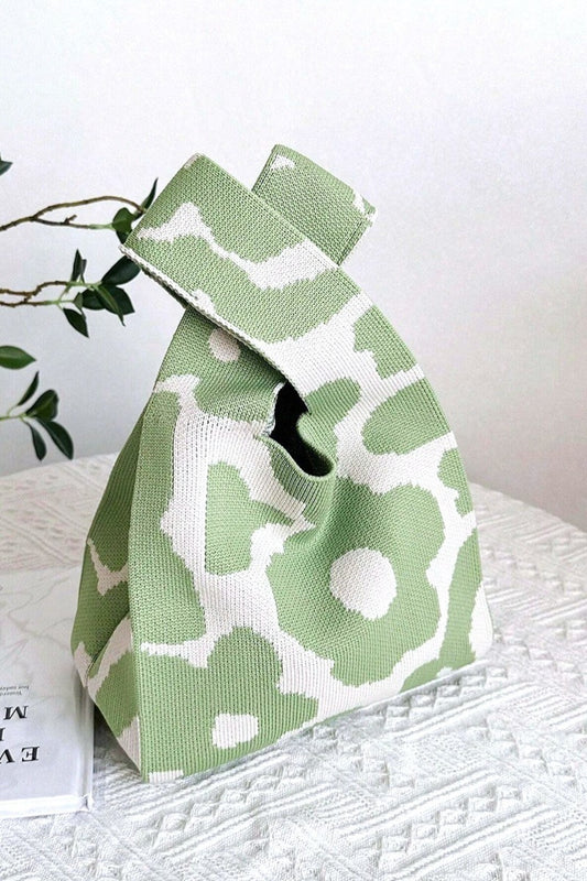 Zenana Flower Eco-Friendly Knitted Handbag - ClassiQ