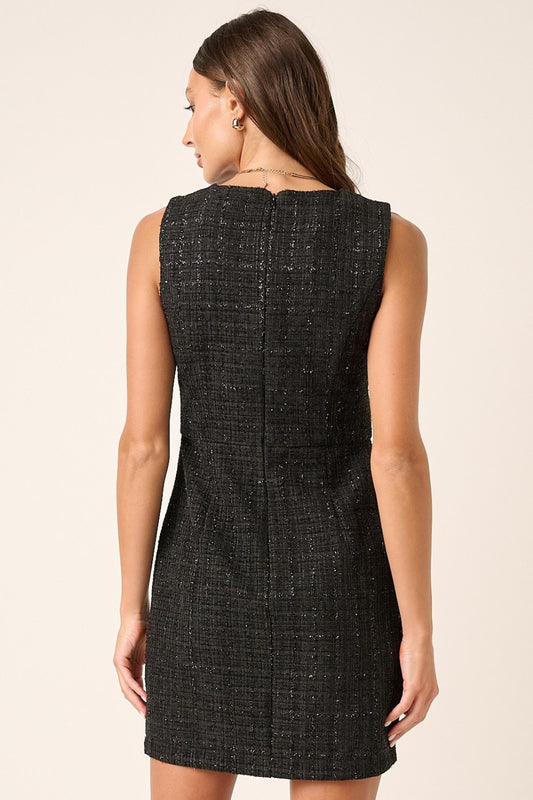 Mittoshop Tweed Sleeveless Mini Dress - Classique Collection