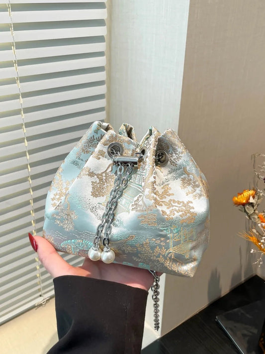 Chain Strap Bucket BagBag
